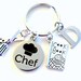 Chef Keychain / Gift for Culinary Student Present / Chef's Key Chain ...