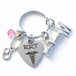 Cadeau RRT, porte-clés RRT, cadeau de remise des diplômes pour inhalothérapeute, cadeau RRT, porte-clés RRT, stéthoscope de l&#39;équipe d&#39;intervention rapide