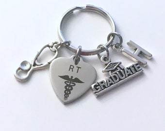 Graduation Gift Keychain Inspirational Keyring for Newly Graduates Women Men Her Feminist Fighter Survivor Gift Fate Whispers to The Warrior