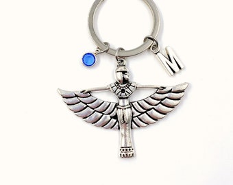 Macrame Keychain Cleopatra Carabiner Pocket Pendant