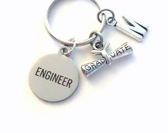 2024 Engineer Graduation Gift, Engineering Keychain for Mechanical, Civil, Industrial, or Electrical Student, Grad Key Chain, Grad Present