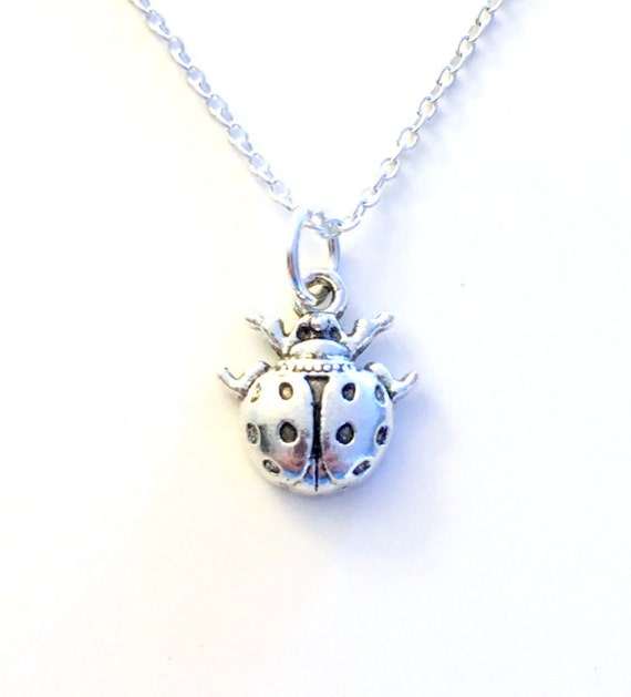 Lady Bug Jewelry / Ladybug Necklace / Gift for Little Girl or Etsy