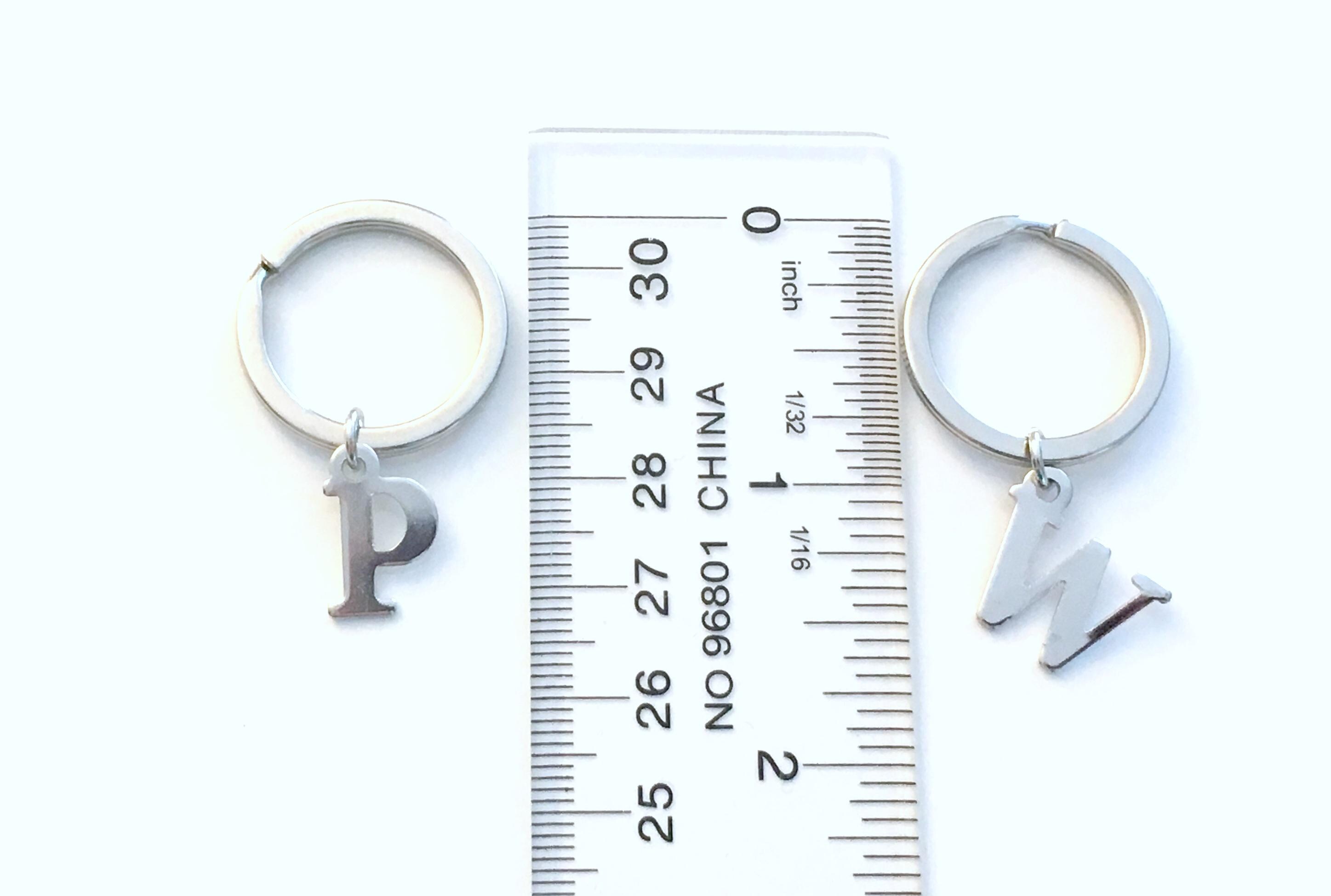 Z Keychain, A B C D E F G H I J K L M N O P Q R S T U V W X Y Any