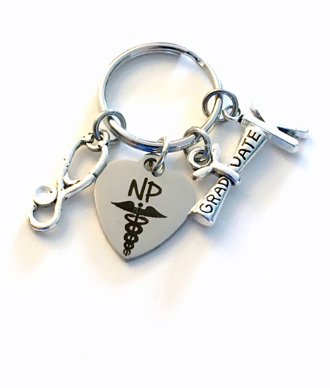 NP Graduation Gift, NP Keychain, Nurse Practitioner Keyring Present - Etsy