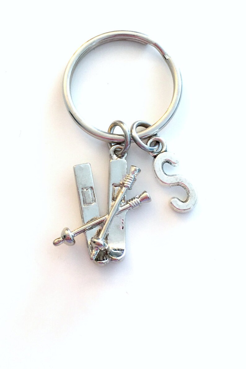 Ski Keychain Skiing Key Chain Gift for Skiier Teenager Etsy