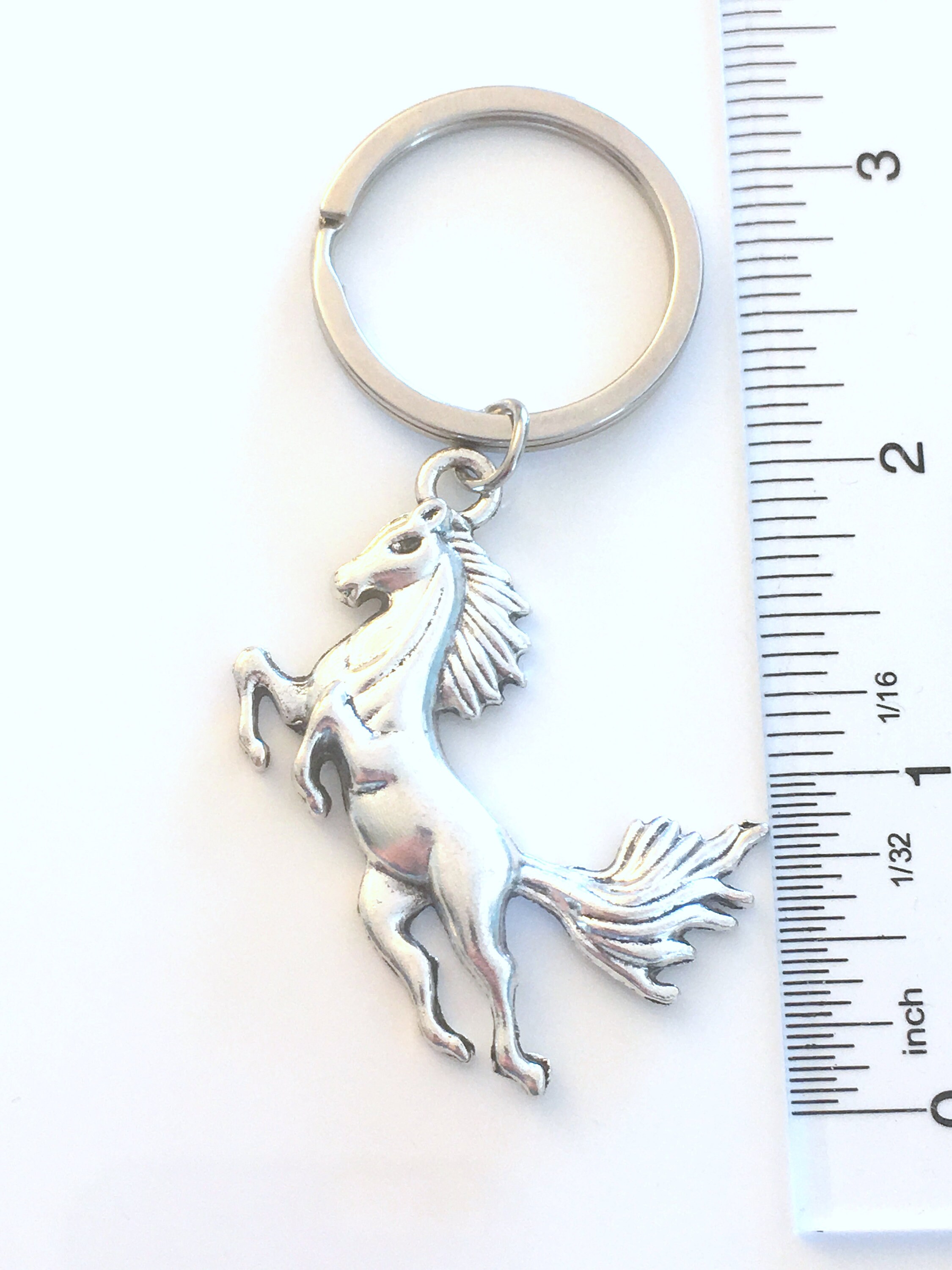 Large Horse Key Chain / Pony Keychain / Gift for Stallion Jockey or