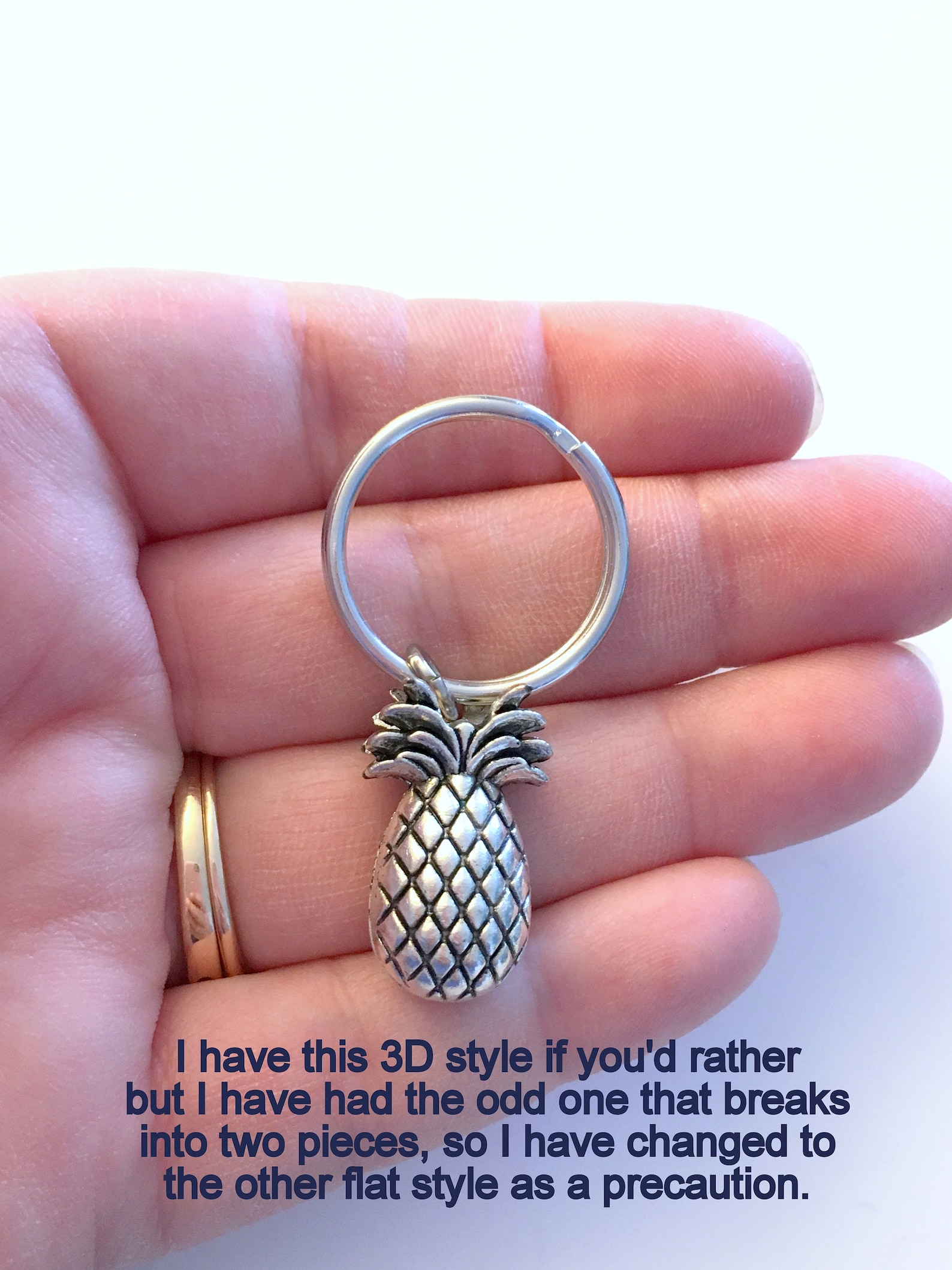 Pineapple Keychain Pineapple Key Chain Pine apple Charm Etsy