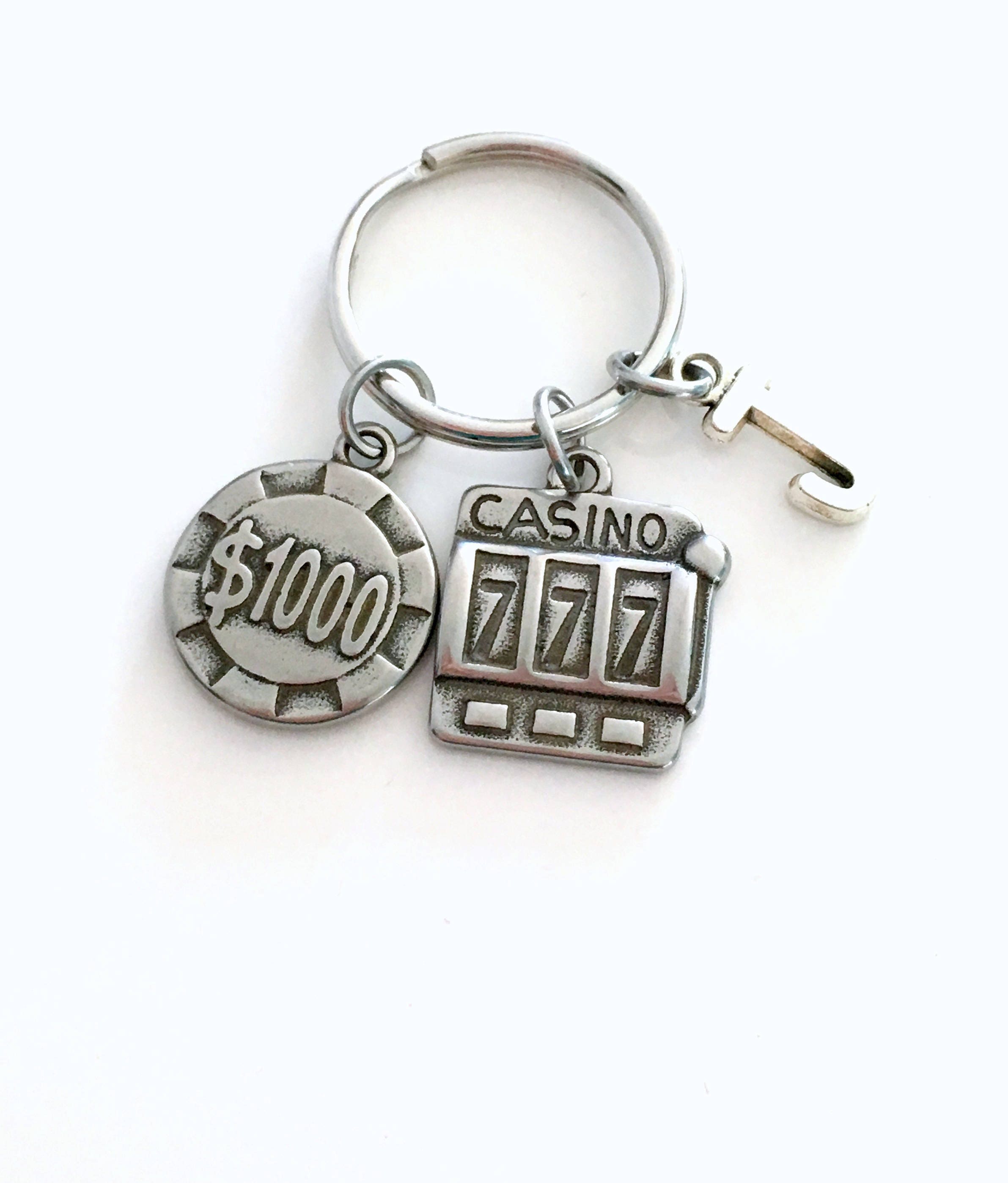 Home & Garden Party Gags & Tricks Casino Key Chain Las Vegas Slot