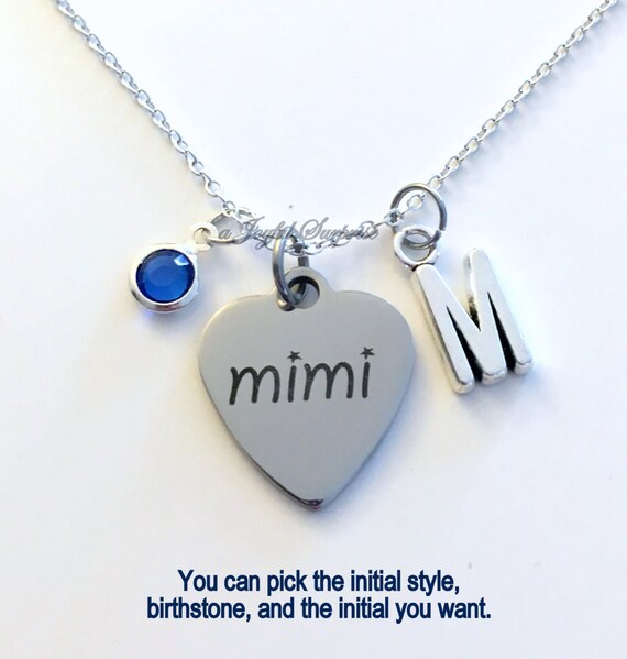 Mimi birthstone best sale necklace