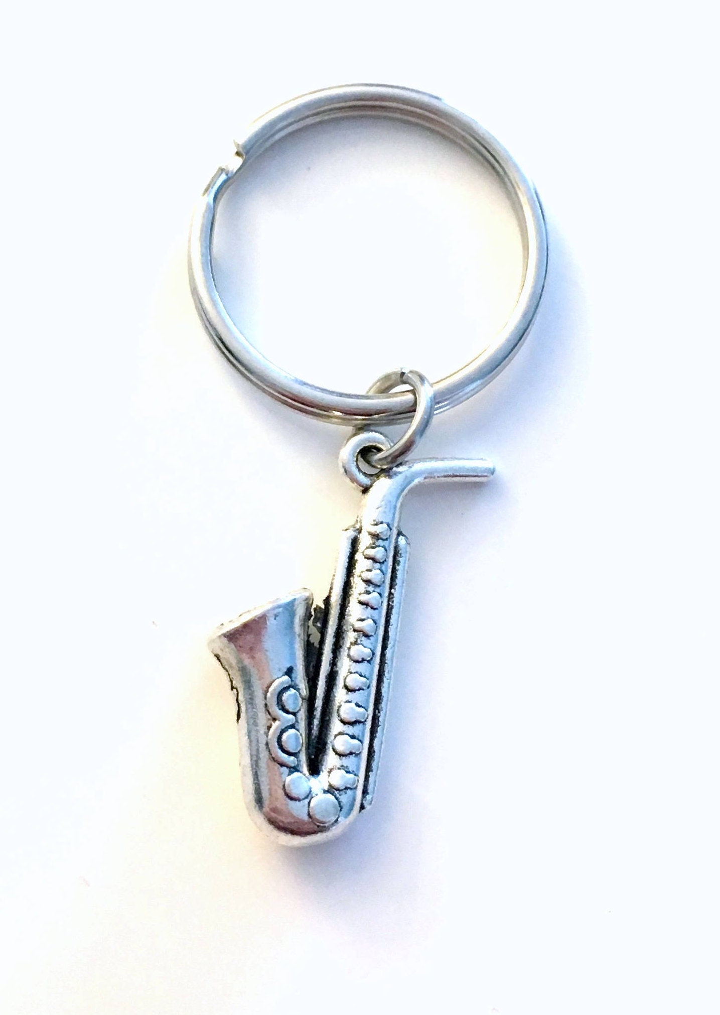 Saxophone Keychain Brass Band Instrument Gift for Sax Etsy Canada