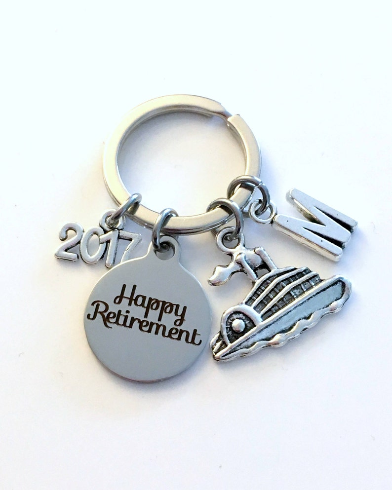 Happy Retirement Gift Keychain / Retire Present for Coworker Etsy