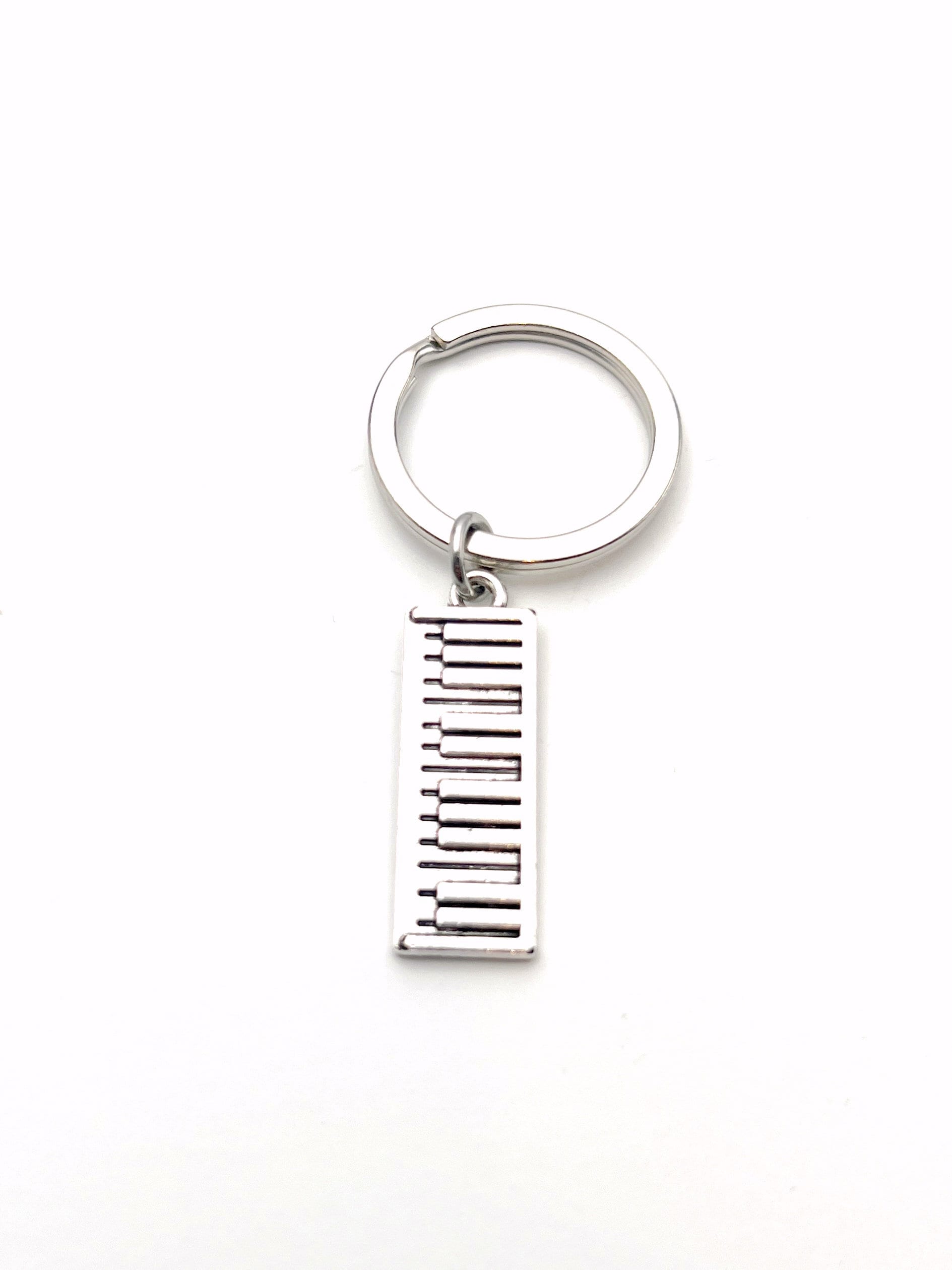 Musical Chain Music Gifts Bulk 10 Pcs Musical Note Key Chain Metal Music Symbol Music ...