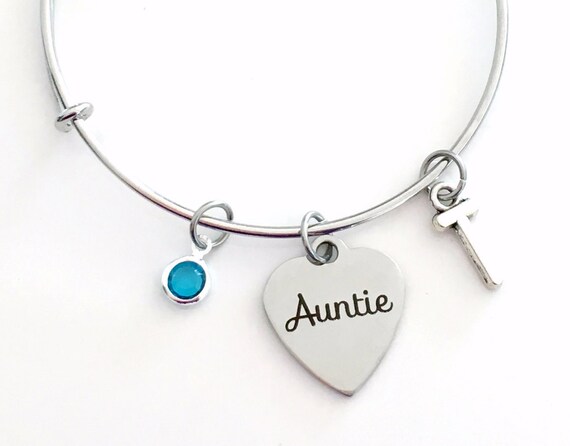 auntie charm bracelet
