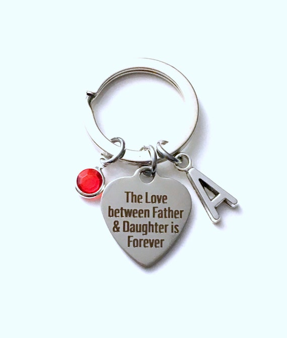 Personalised Daddy Daughter photo keyring love between Daddy /& Daughter gifts