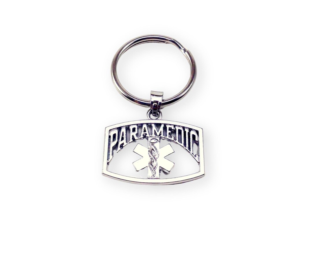 Paramedic Gifts, Paramedic Keychain, Paramedic Graduation or Retirement ...
