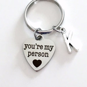 Llavero "Mi Persona", regalo para novia, prometida, mejor amiga, joyería para adolescentes, regalo de cumpleaños, carta para chicas adolescentes