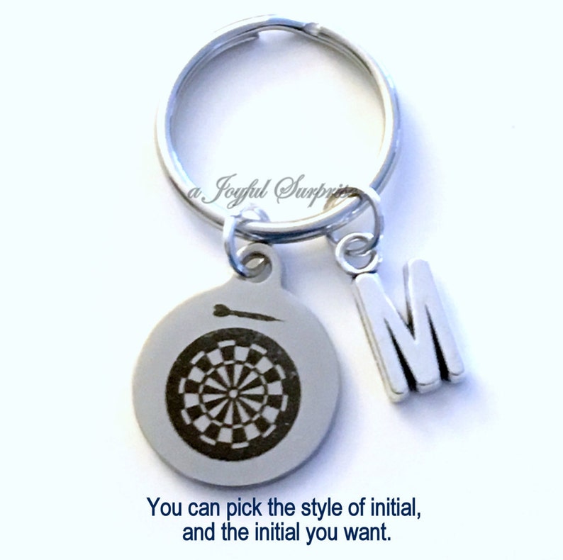 Dart Board Key Chain Dartboard KeyChain Darts Keyring Gift Etsy