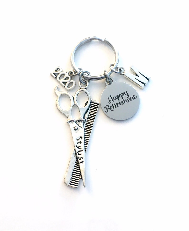 Retirement Gift for Hairdresser Keychain 2020 Hair Dresser | Etsy