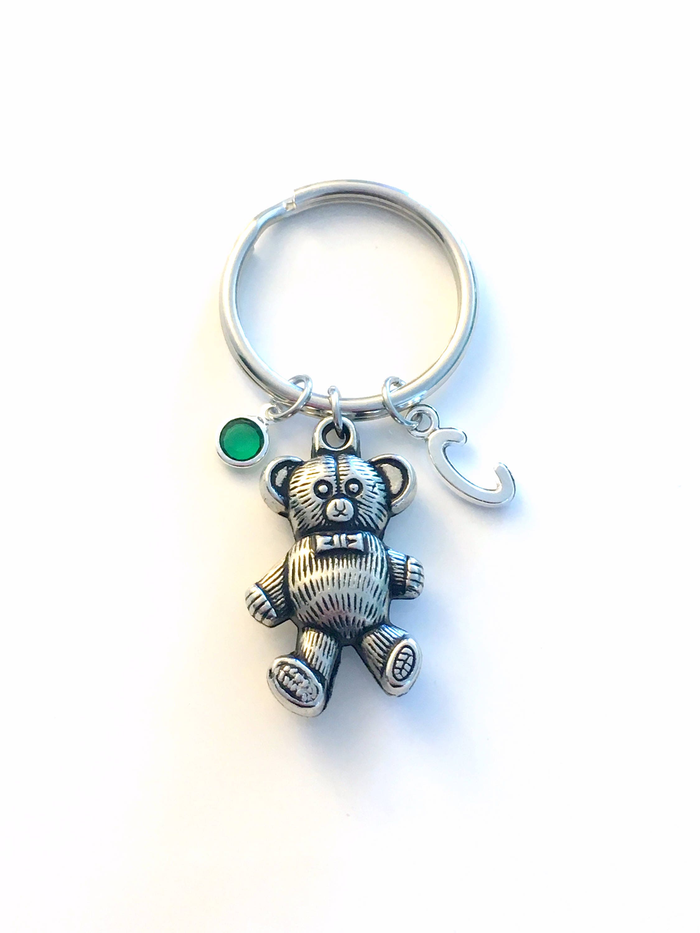 Teddy Bear Keychain Gift for Girlfriend's Birthday Key Etsy Canada