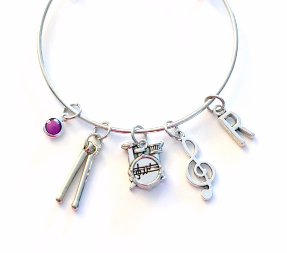 Bracciale Con Iniziale Musicale E Scritta 'Solo Una Ragazza Che Ama La Musica', In Acciaio Inox, Regalo Per Fan Della Musica - 3