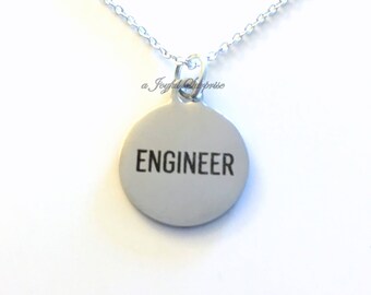 Engineering Jewelry Engineer Necklace Gift for Agricultural Biological Mechanical Bioengineer Biochemical charm birthday present man men guy
