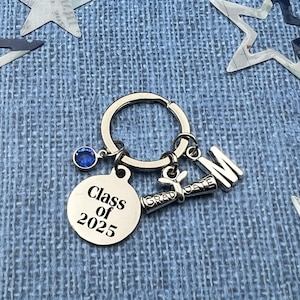 CLASS of 2025 Key chain, Graduation gift for Graduate, Senior Keychain, Inspirational presents, back to school