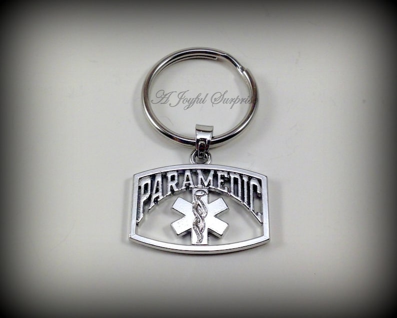 EMT KeyChain EMT Thank you Gift Medical Keyring Purse charm Luggage tag 96 Paramedic Key Chain Ambulance KeyChain Paramedic gifts