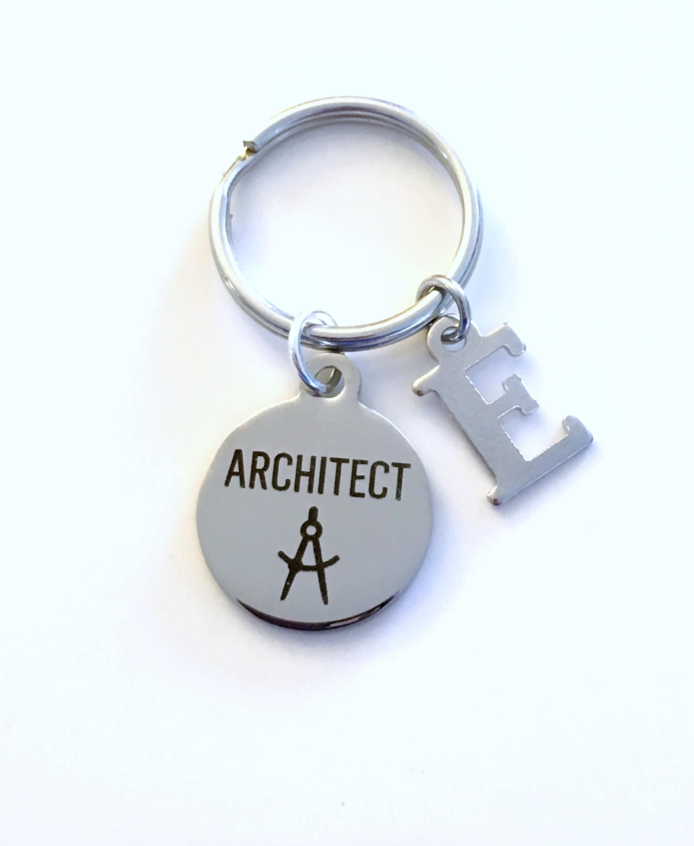 Architect Keychain Architectural Engineer Keychain Gift Architectural