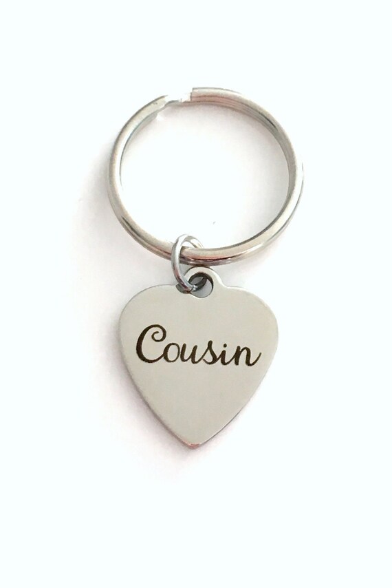 Best Man Cousin Keychain Family Key Chain Gift for Groomsmen Etsy