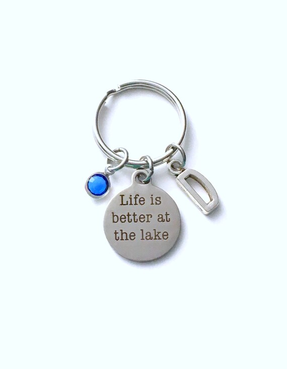 Lake Keychain Life is Better at the Lake Key Chain Cottage - Etsy