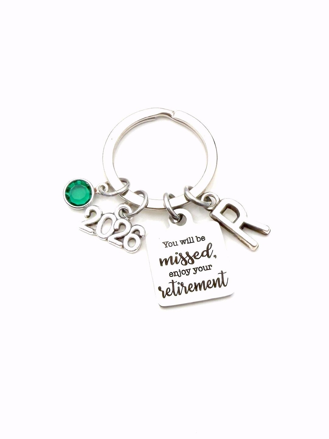 2026 Retirement Keychain / You Will Be Missed, Enjoy Your Retirement ...