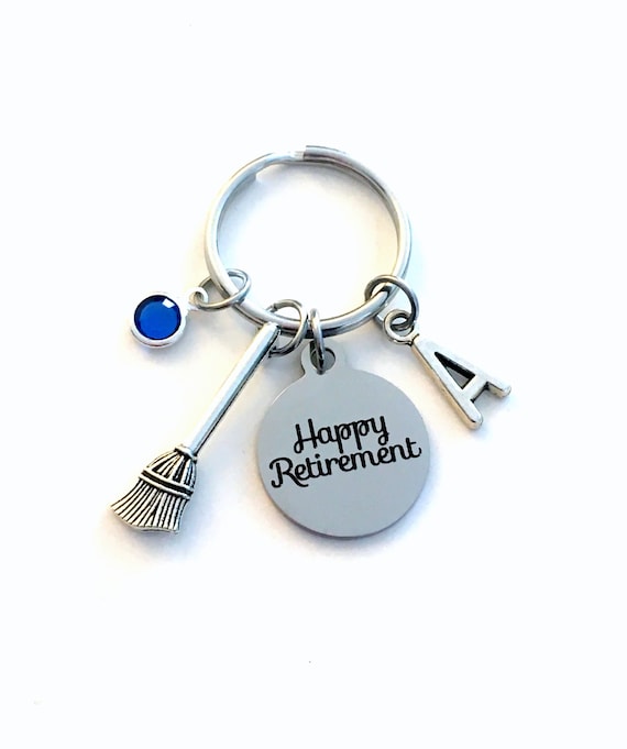 Retirement Gift for Cleaner School Janitor Key Chain