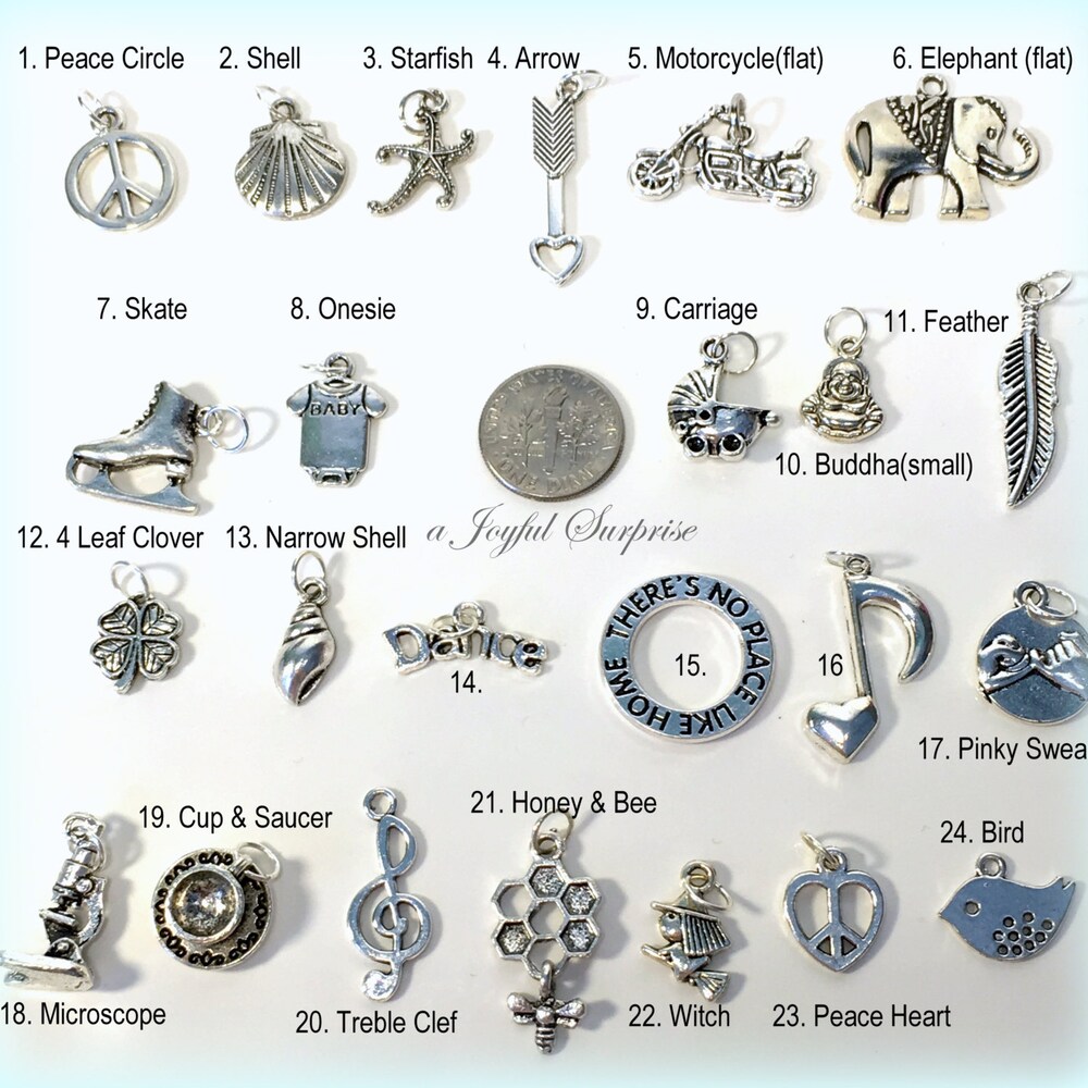 Silver Charm Add on any charm from my shop to your purchase image 0