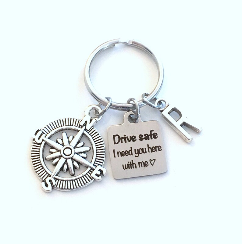 Drive Safe I Need You Here With Me Keychain Birthday Gift For Etsy