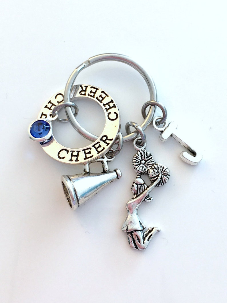 Cheer Keychain Cheerleading Key Chain Gift for Cheerleader Etsy