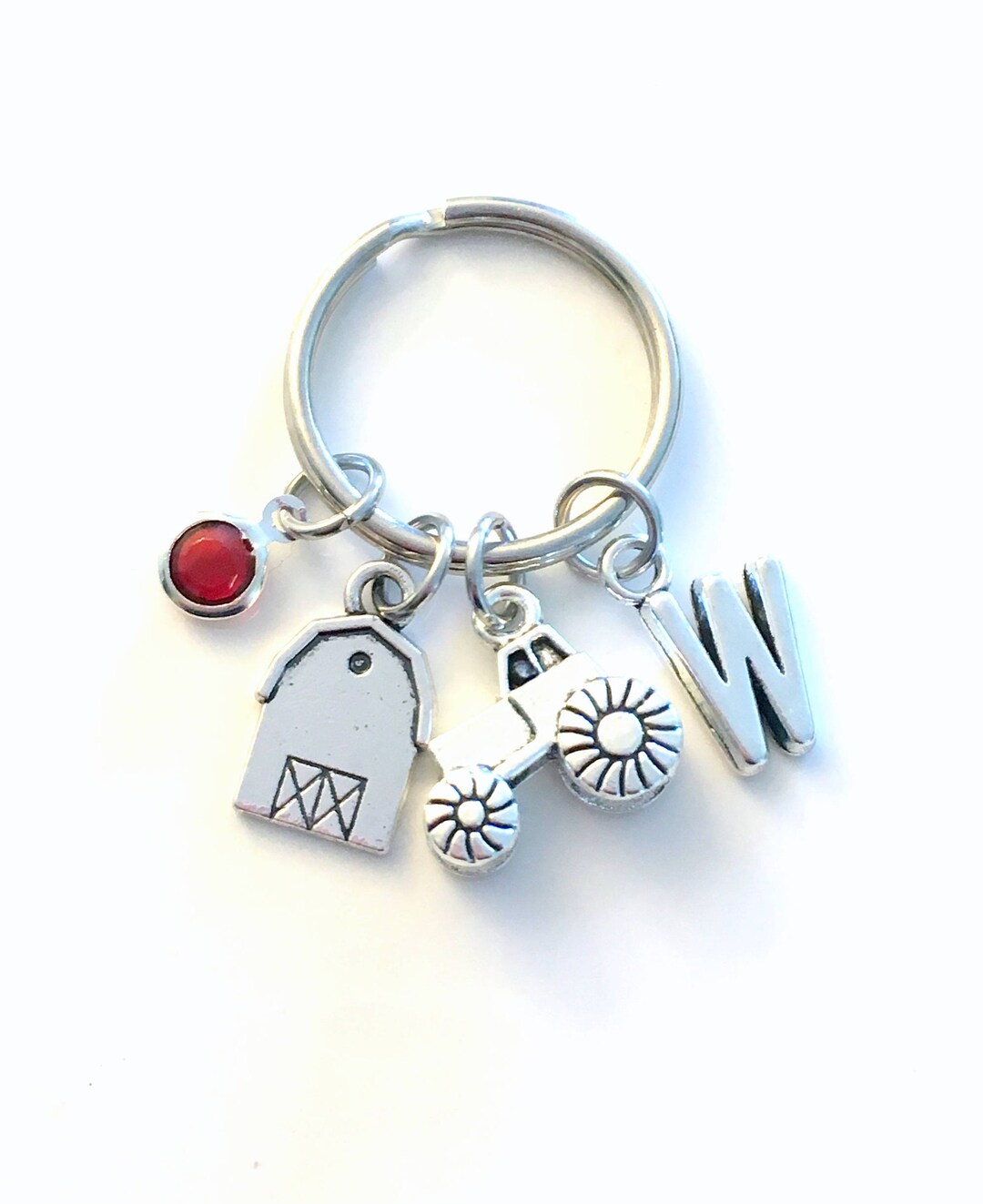 Farm Key Rings Gift for Farm Girl Keychain, Barn Key Chain, Tractor Keyring, Farmer ...