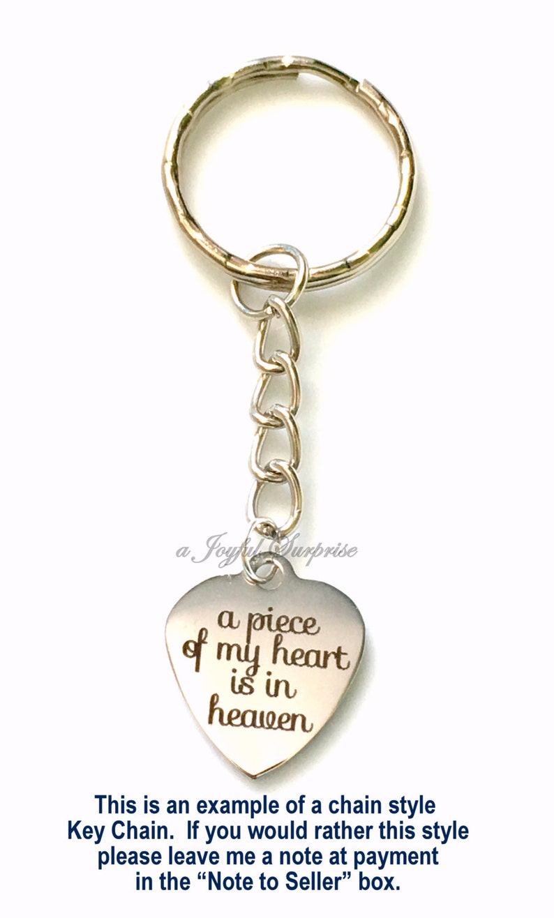 Loss of Loved One Keychain Memorial Key Chain With Wing A Etsy