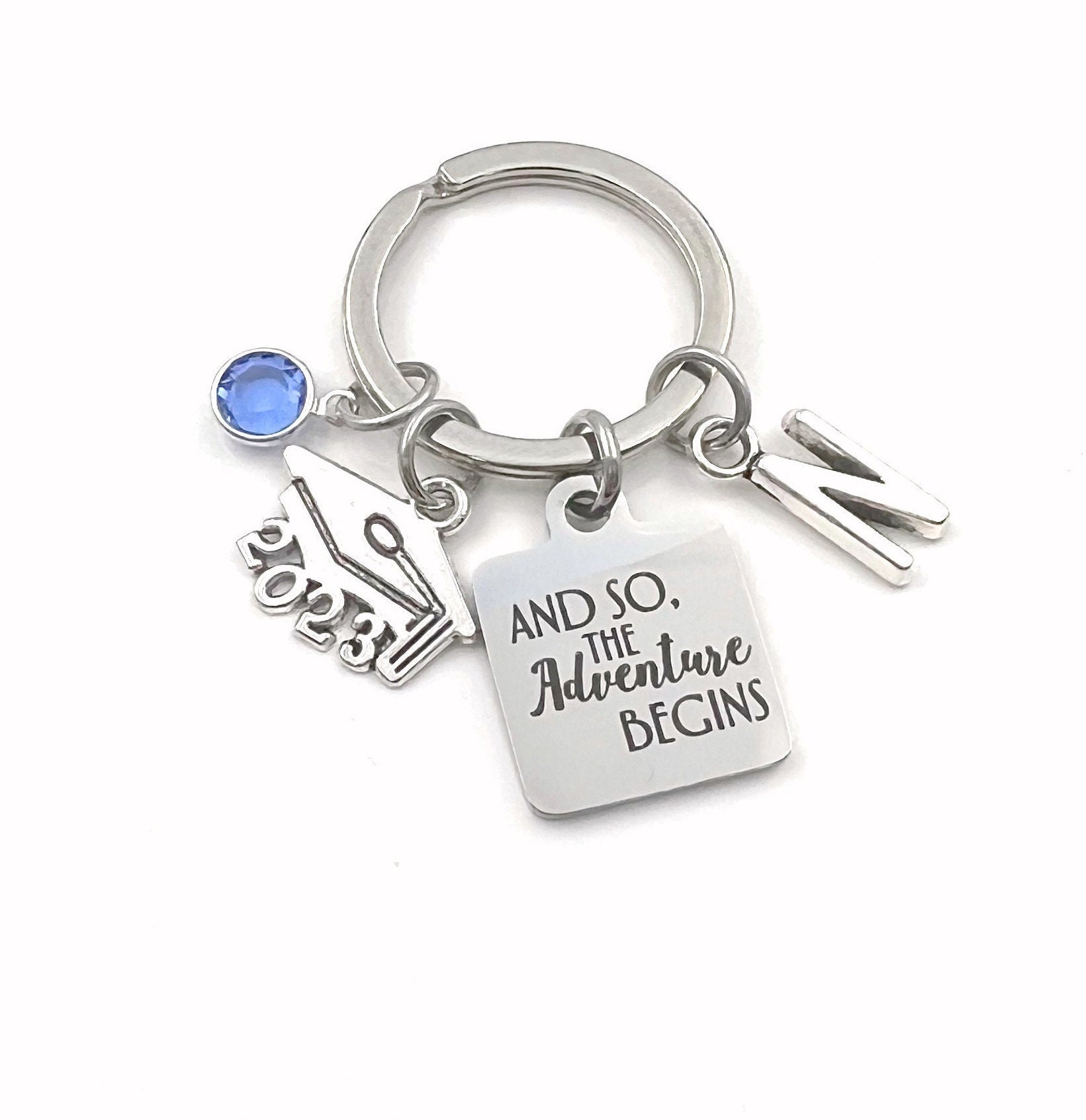 Keychain Ornaments My Niece Christmas 26 I Love You Letters To Never Forget  Keychains Alarm Personal Case Women Cute Key Rings for Women Key Ring