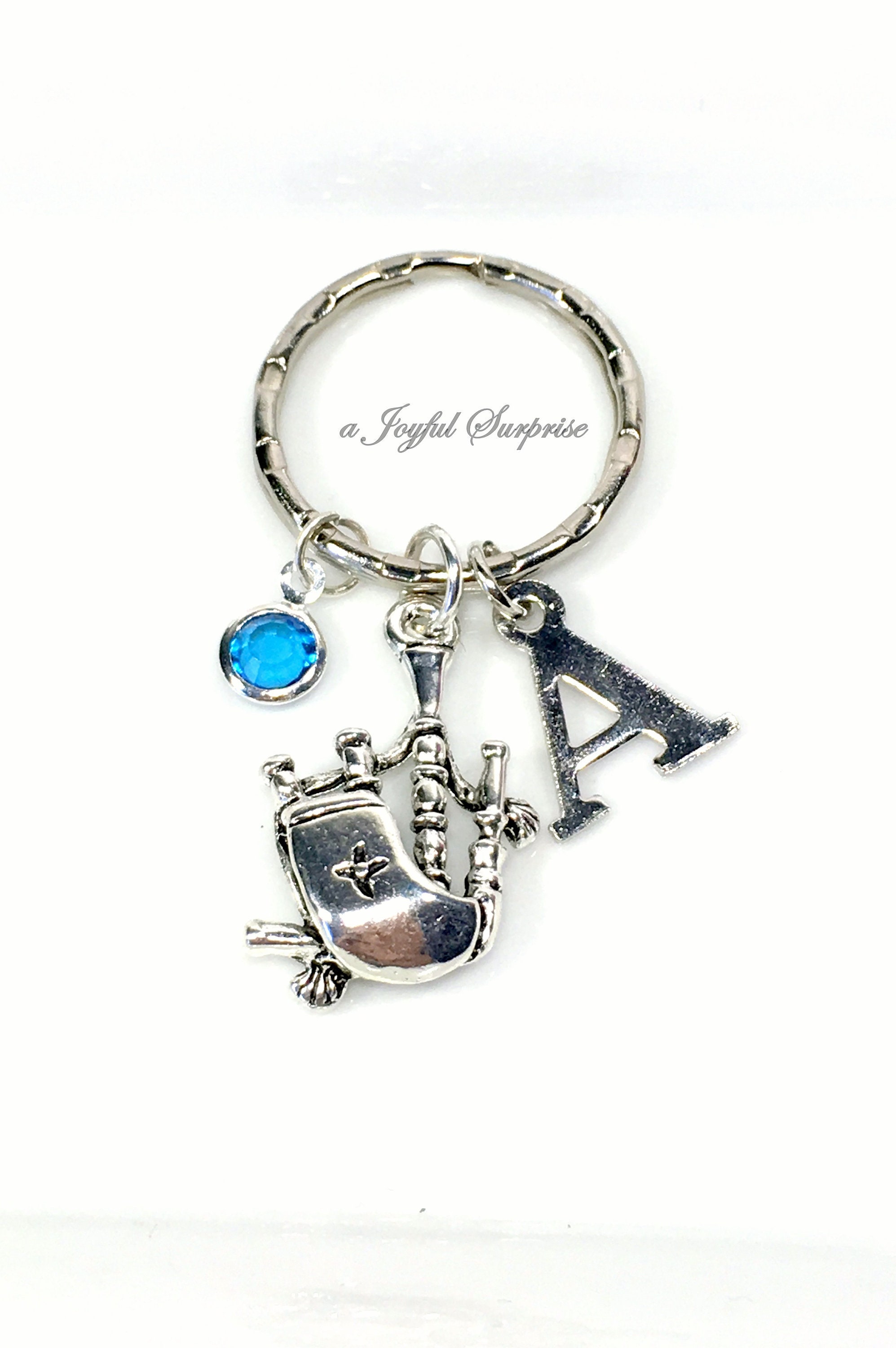 Bagpipe Keychain Personalized Gift for Bagpipe Player Gift Etsy