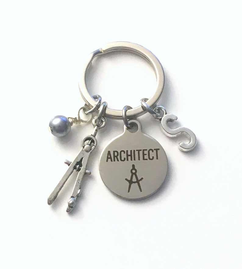 Gift for Architect KeyChain Architectural Technology ...