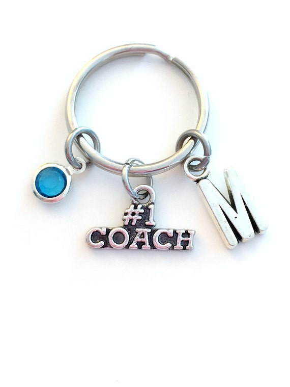Coach Keychain 1 Coaching Keyring Sport Key Chain Silver Etsy Canada