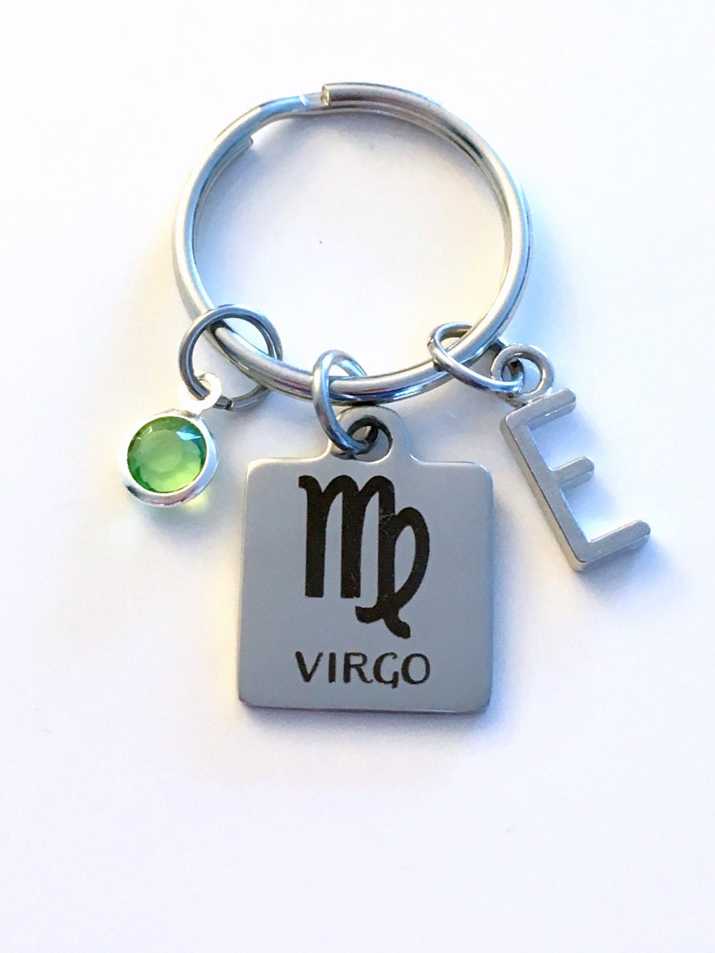 Virgo Keychain Zodiac Sign Key Chain Gift for Birthday Etsy Canada
