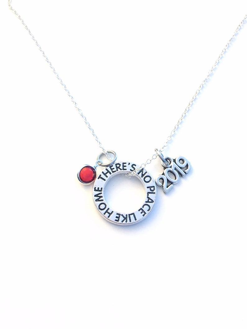 Wizard of Oz Necklace Theres No Place Like Home Gift for Women