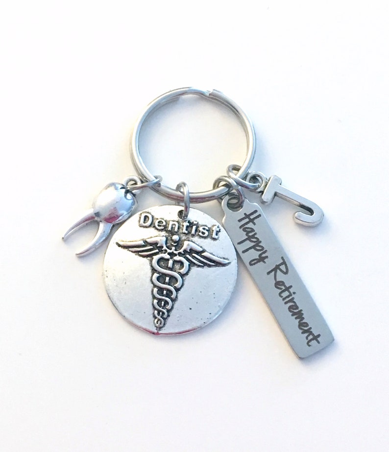 Retirement Gift for Dentist Keychain Dental Doctor Keyring Etsy