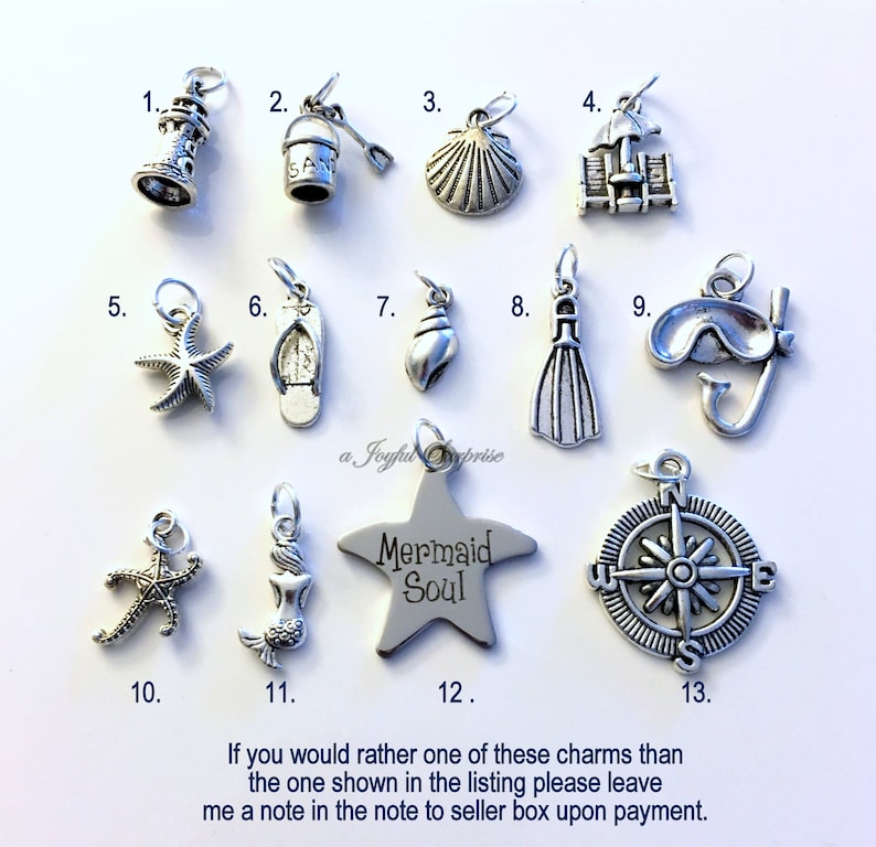 Sea Shell Key Chain Silver Vacation Beach Keyring Gift charm Initial Birthstone present Beach house cottage Jewelry Lighthouse KeyChain