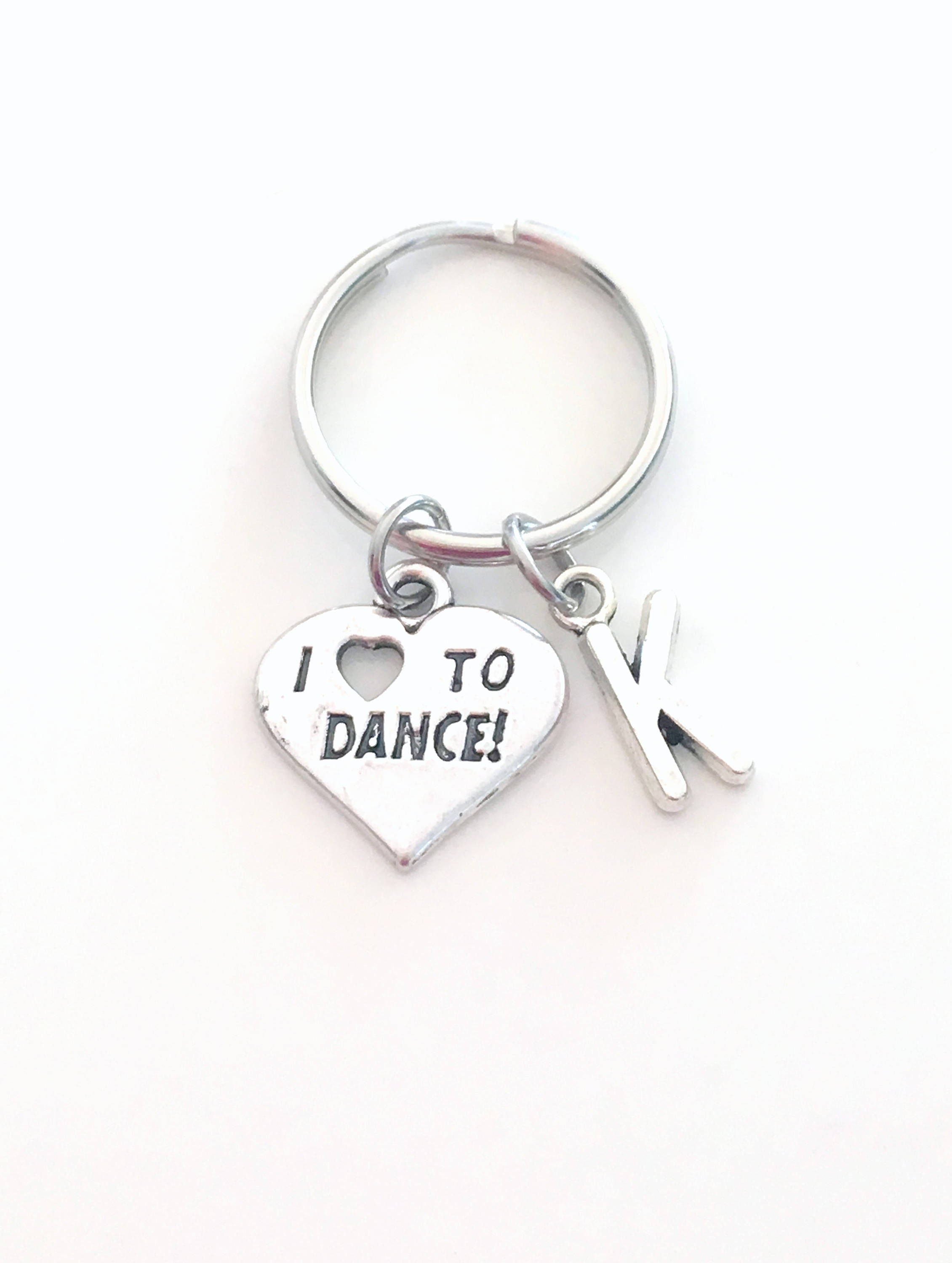 I Love to Dance Key Chain, Gift for Dancer Keychain Jazz Keyring, Tap ...