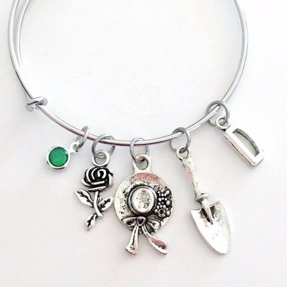 Gift for Gardener Jewelry Gardening Charm Bracelet Etsy Canada