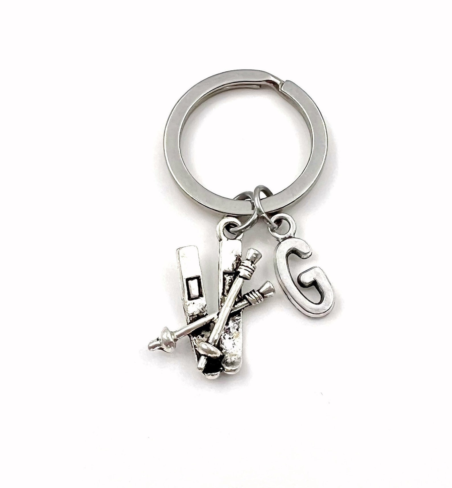 Ski Keychain Skiing Key Chain Gift for Skiier Teenager Etsy Canada