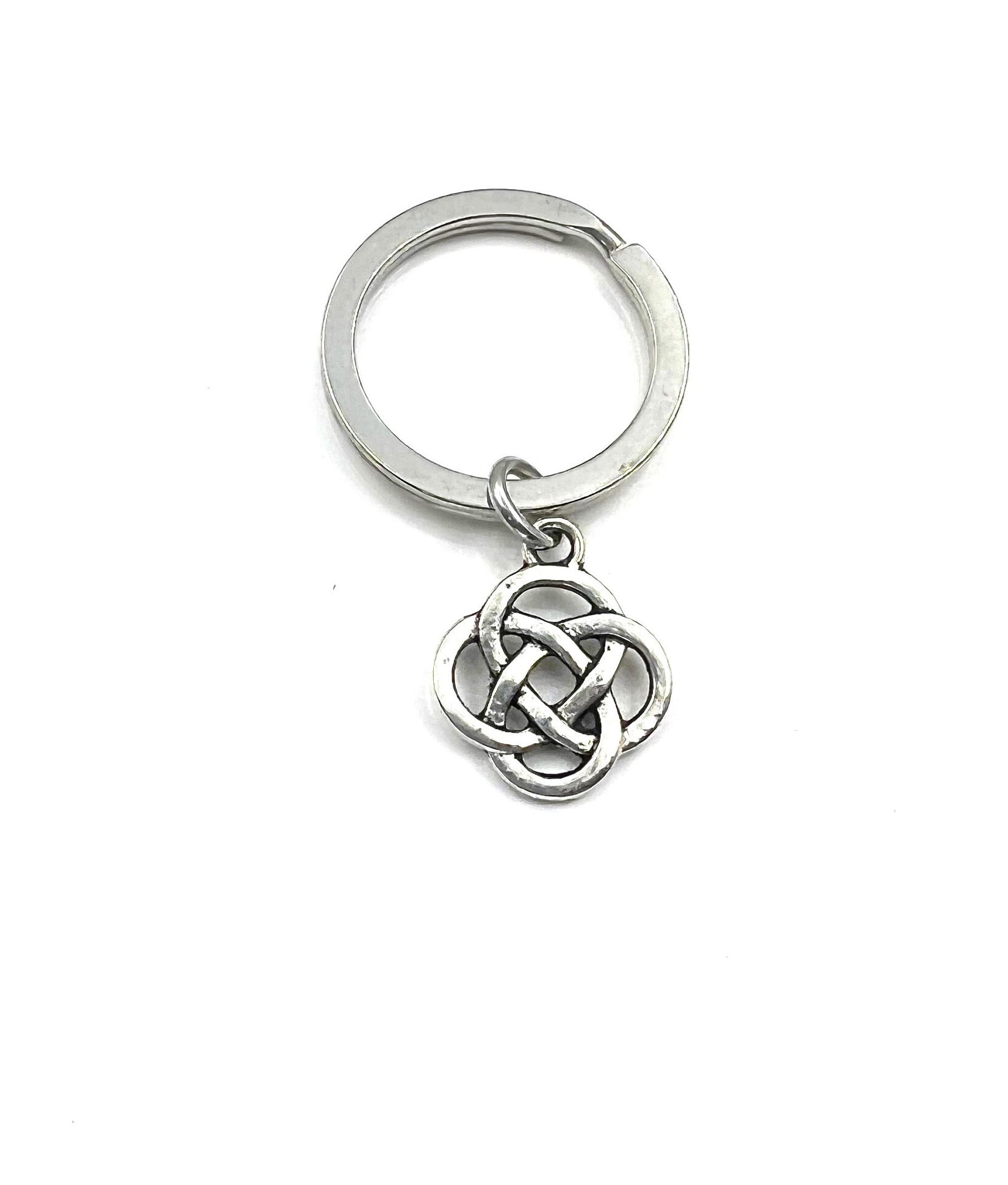 Sirish Keychains Celtic Keychain Gift, Silver Celtic Knot Key Chain, Irish Circle Symbol ...