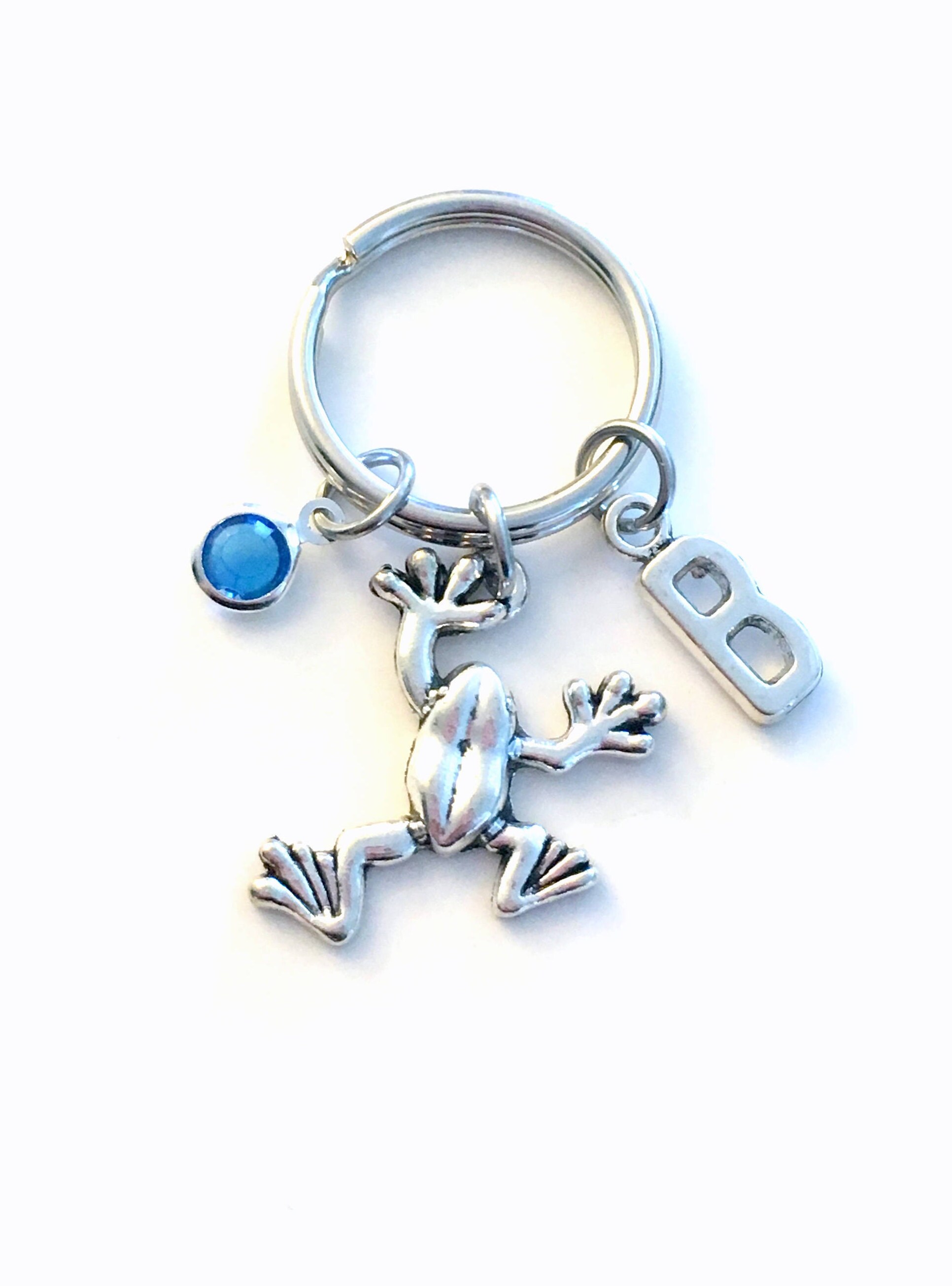 Frog Keychain Froggie Key Chain Toad Keyring Animal Etsy Canada